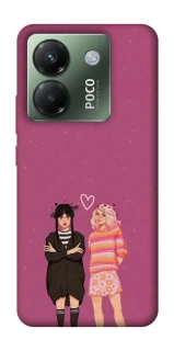 Чехол на Xiaomi Poco M7 pro 5G Raven & Rainbow Wednesday фото 1 из 1