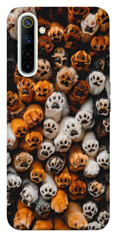 Чехол на Realme 6 Сat paws фото 1 из 1