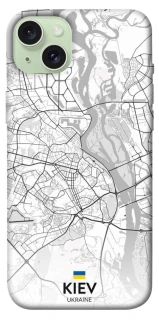 Чехол на Apple iPhone 15 Plus (6.7") Kiev white map фото 1 из 1