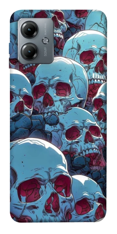 Чохол на Motorola Moto G14 Skulls v2 фото 1 з 1
