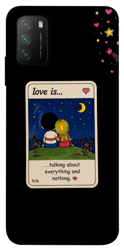 Чохол на Xiaomi Poco M3 Love is ver.6 фото 1 з 1
