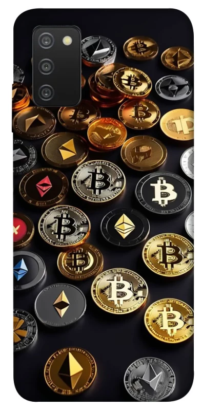 Чехол на Samsung Galaxy A03s Many coins фото 1 из 1