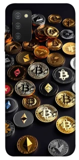 Чехол на Samsung Galaxy A03s Many coins фото 1 из 1