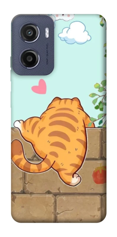 Чохол на Motorola Moto E15 Cat the meow фото 1 з 1