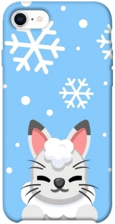 Чохол на Apple iPhone SE (2020) Adopt Me Snow Kitty Smile фото 1 з 1