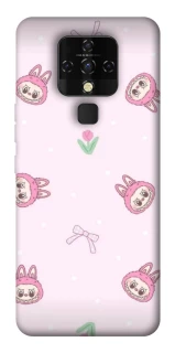 Чехол на TECNO Camon 16 SE Labubu Flower фото 1 из 1