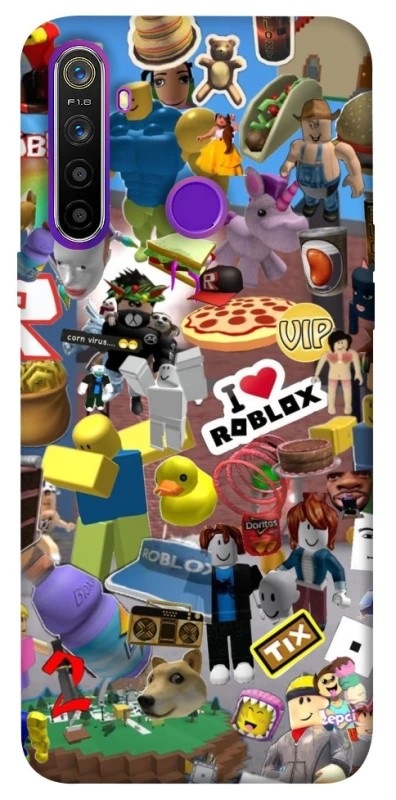 Чохол на Realme 5 Roblox collage ver.5 фото 1 з 1