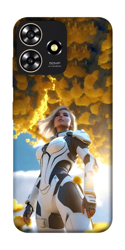 Чохол на ZTE Blade A73 4G Cyber space girl ver.3 фото 1 з 1