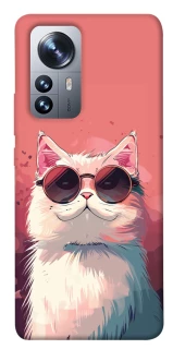 Чехол на Xiaomi 12 / 12X Сat with glasses фото 1 из 1