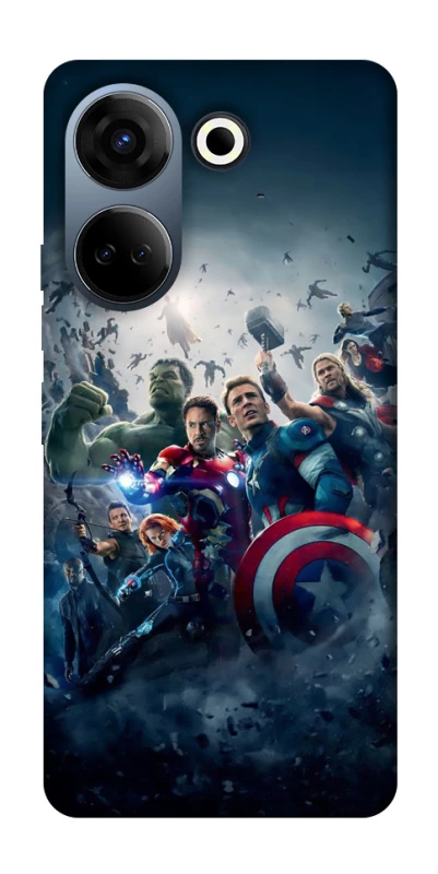 Чохол на TECNO Camon 20 Pro (CK7n) Marvel heroes фото 1 з 1