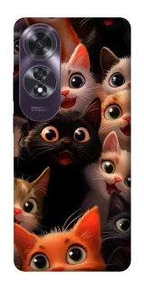 Чохол на Oppo A60 happy cats фото 1 з 1