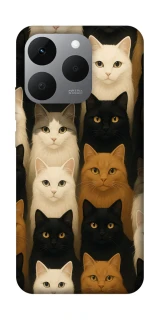 Чехол на Realme 15T Colorful Cat Collage фото 1 из 1