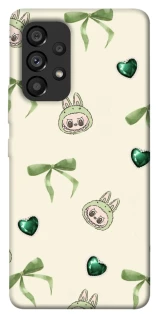Чохол на Samsung Galaxy A53 5G Labubu Green Heart фото 1 з 1