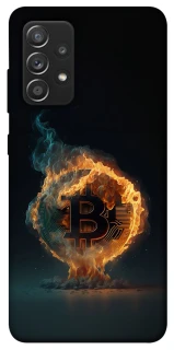 Чохол на Samsung Galaxy A52 4G / A52 5G Fire Bitcoin фото 1 з 1