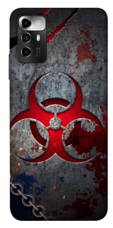 Чехол на ZTE Blade A72 Радиация v3 фото 1 из 1