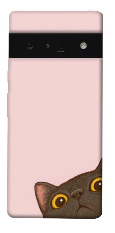 Чохол на Google Pixel 6 Pro Peeping cat фото 1 з 1