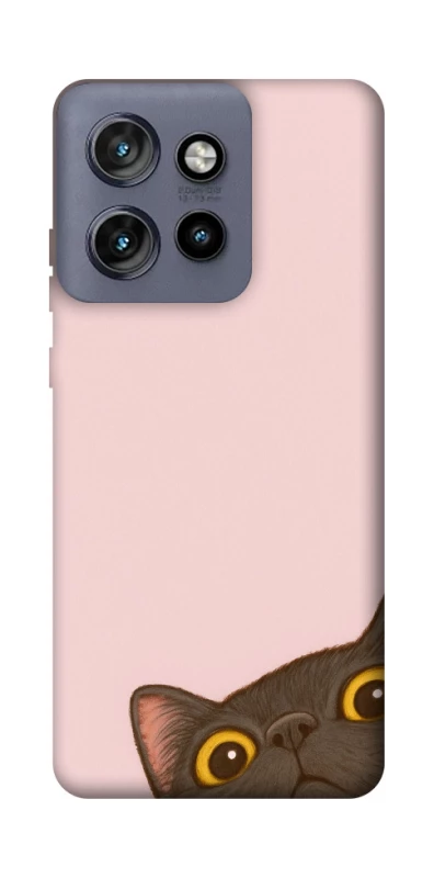 Чохол на Motorola Edge 50 Neo Peeping cat фото 1 з 1