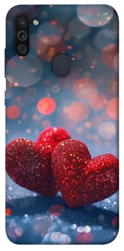 Чохол на Samsung Galaxy M11 Red hearts фото 1 з 1