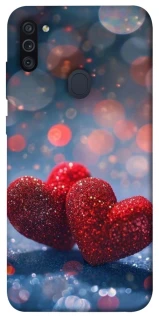 Чохол на Samsung Galaxy M11 Red hearts фото 1 з 1