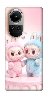 Чехол на Oppo Reno 10 Labubu Twins фото 1 из 2