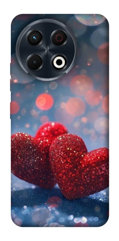 Чохол на TECNO Spark 30 Pro (KL7) Red hearts фото 1 з 1