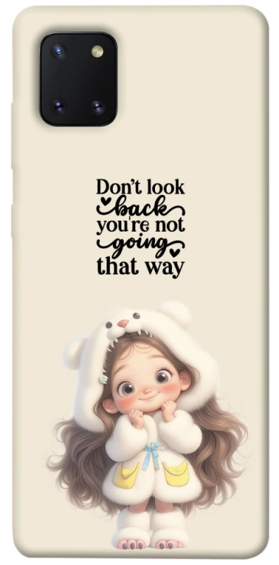 Чохол на Samsung Galaxy Note 10 Lite (A81) Don't look back фото 1 з 1