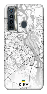Чохол на TECNO Camon 17 Kiev white map фото 1 з 1