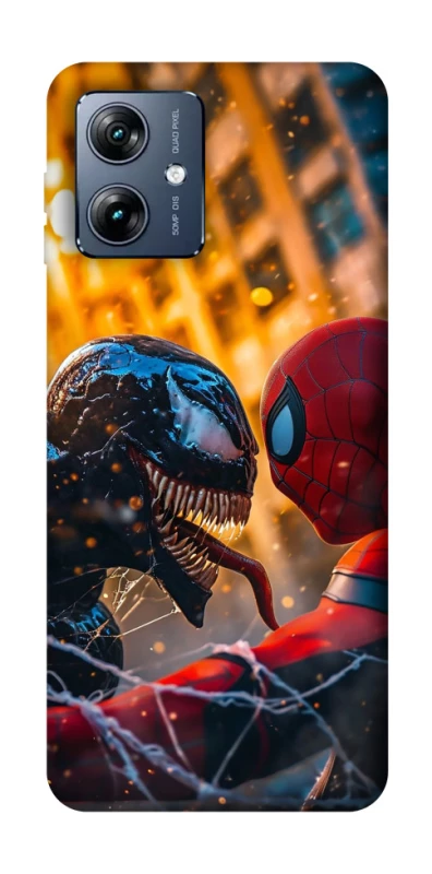 Чохол на Motorola Moto G54 Power Venom vs Spiderman фото 1 з 1