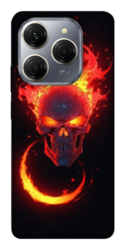 Чехол на TECNO Spark 20 Pro Blood Skull фото 1 из 1