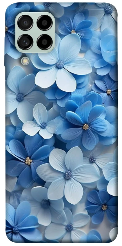 Чохол на Samsung Galaxy M53 5G Сині квіти фото 1 з 1