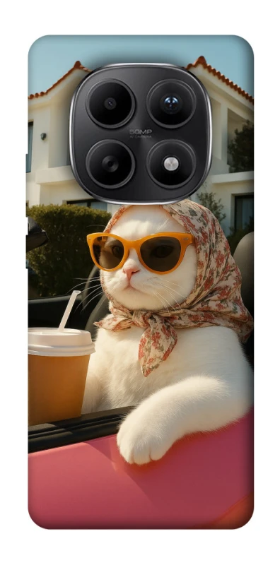 Чехол на Xiaomi Redmi Note 15 5G Stylish Cat Cruise фото 1 Чехол на Xiaomi Redmi Note 15 5G Stylish Cat Cruise фото 1 из 1