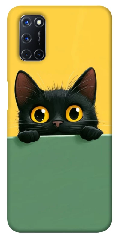 Чохол на Oppo A52 / A72 / A92 Black cat v2 фото 1 з 1