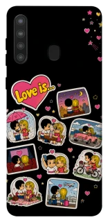 Чехол на Samsung Galaxy A21 Love is ver.3 фото 1 из 1