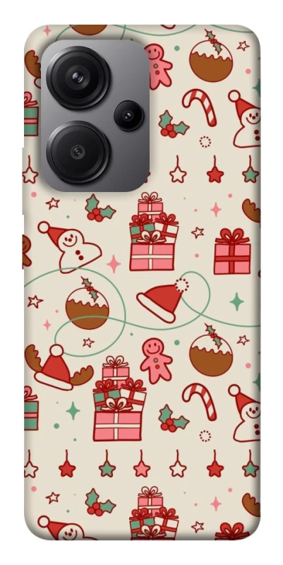 Чехол на Xiaomi Redmi Note 13 Pro+ Новогодний v14 фото 1 из 1
