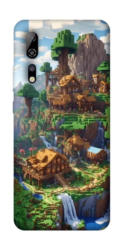 Чохол на ZTE Axon 10 Pro Minecraft universe фото 1 з 1