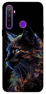 Чохол на Realme 5 Чорний кіт фото 1 з 1