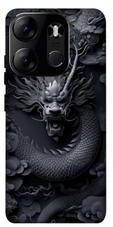 Чехол на Tecno Spark Go 2023 black dragon фото 1 из 1