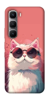 Чехол на Infinix Hot 60 Pro Сat with glasses фото 1 из 1