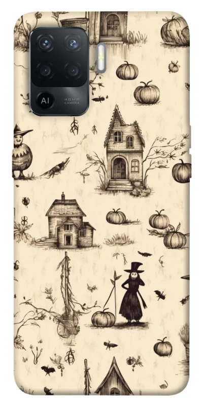 Чохол на Oppo Reno 5 Lite Halloween aesthetic ver.1 фото 1 з 1