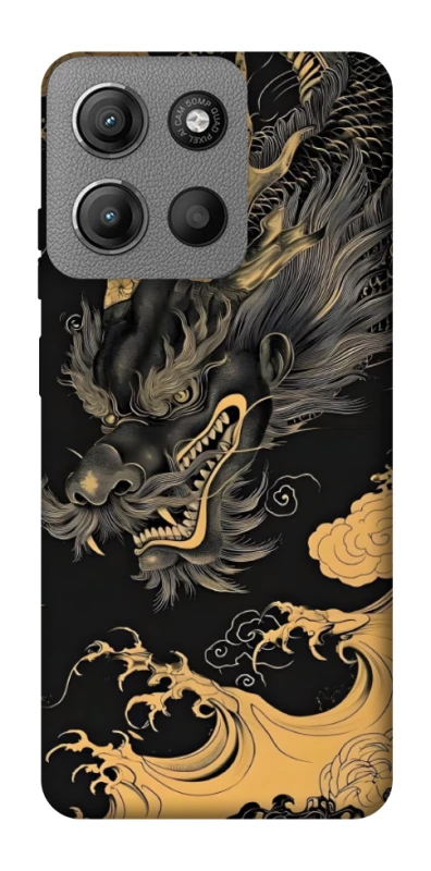 Чохол на Motorola Moto G15 Power gold dragon фото 1 з 1