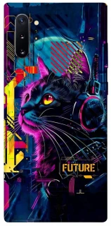 Чохол на Samsung Galaxy Note 10 Plus Cyber Cat v2 фото 1 з 1