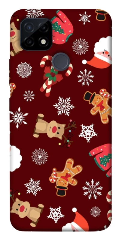 Чехол на Realme C25Y Новогодний v6 фото 1 из 1