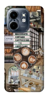 Чохол на Infinix Smart 9 4G / Hot 50i Coffee collage ver.5 фото 1 з 1