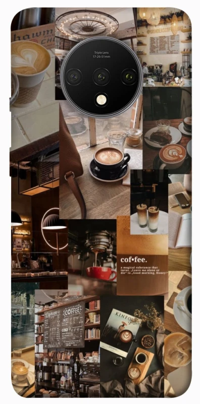 Чехол на OnePlus 7T Coffee collage ver.2 фото 1 из 1