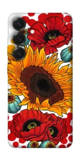 Чохол на Samsung Galaxy S26 Edge Соняшники та маки фото 1 з 1