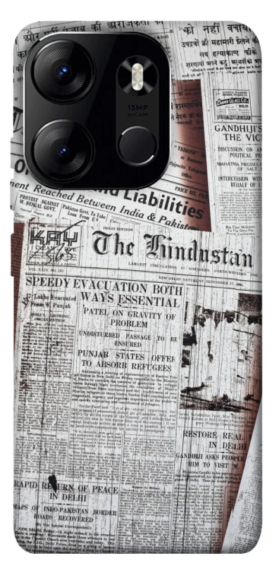 Чехол на Tecno Spark Go 2023 Газеты фото 1 из 1