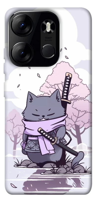 Чохол на Tecno Spark Go 2023 Samurai cat фото 1 з 1