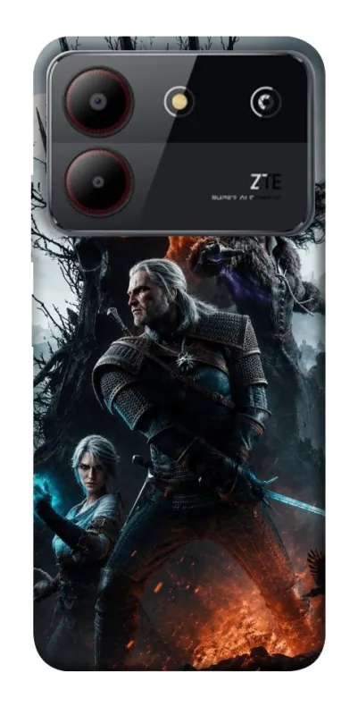 Чохол на ZTE Blade A54 4G Witcher v2 фото 1 з 1