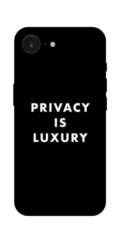 Чохол на Apple iPhone 16e (6.1") Privacy is luxury фото 1 з 1