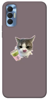 Чохол на TECNO Spark 8P cat matcha фото 1 з 1